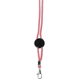 Circle Rope Neck Lanyard Red